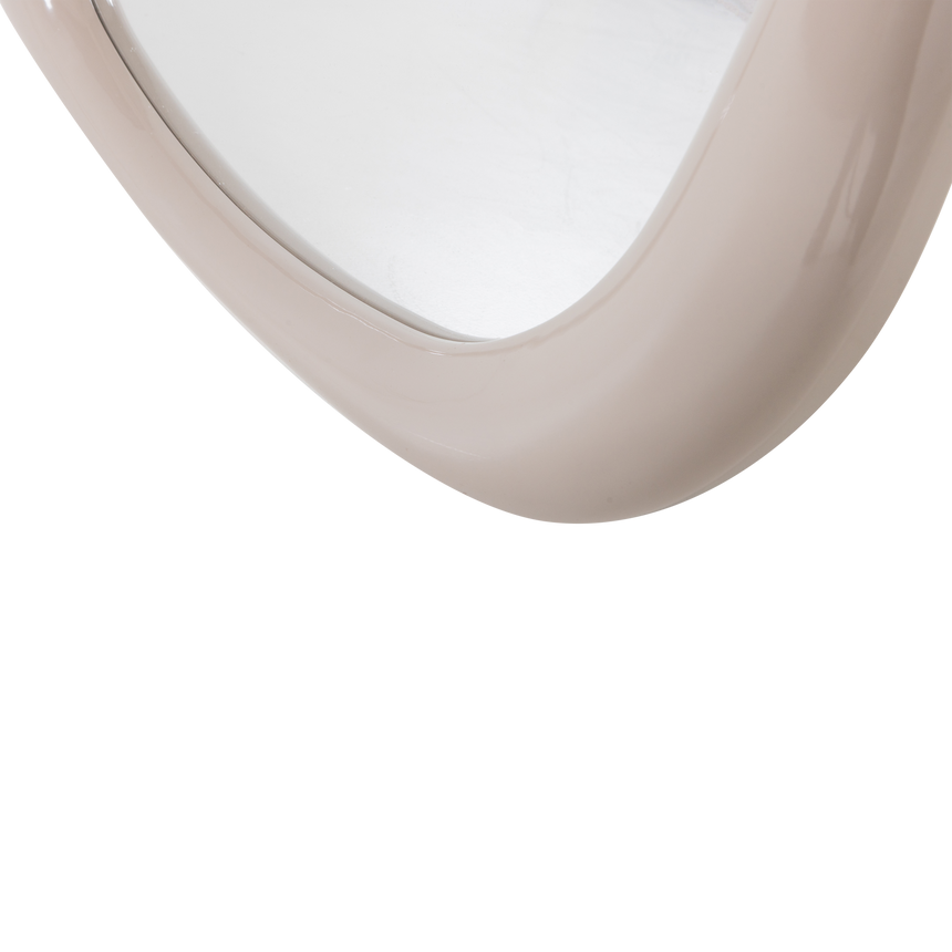 Norea fali tükör – Magasfényű kerettel, 90x90 cm