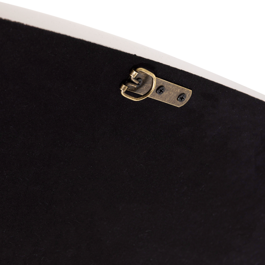 Norea fali tükör – Magasfényű kerettel, 90x90 cm