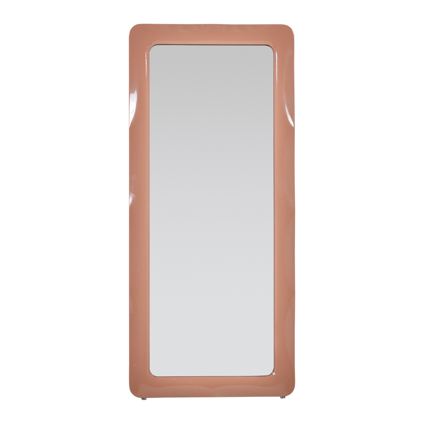 Norea állótükör – Magasfényű antik rózsaszín kerettel