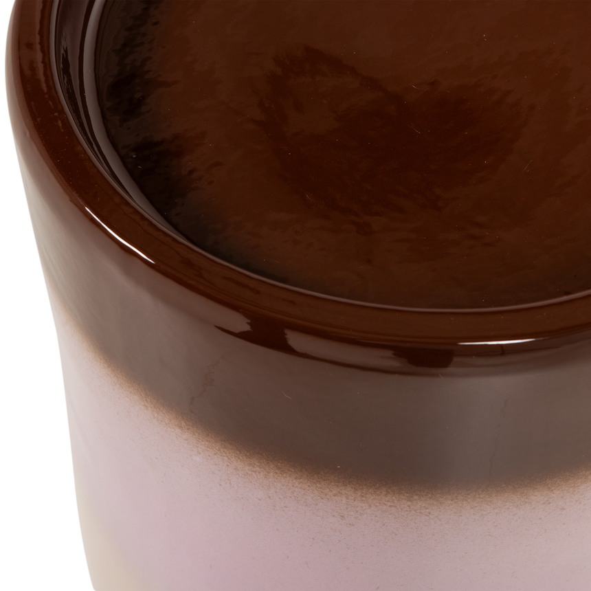 Ollo dekoratív lerakóasztal – Mázas kerámiából