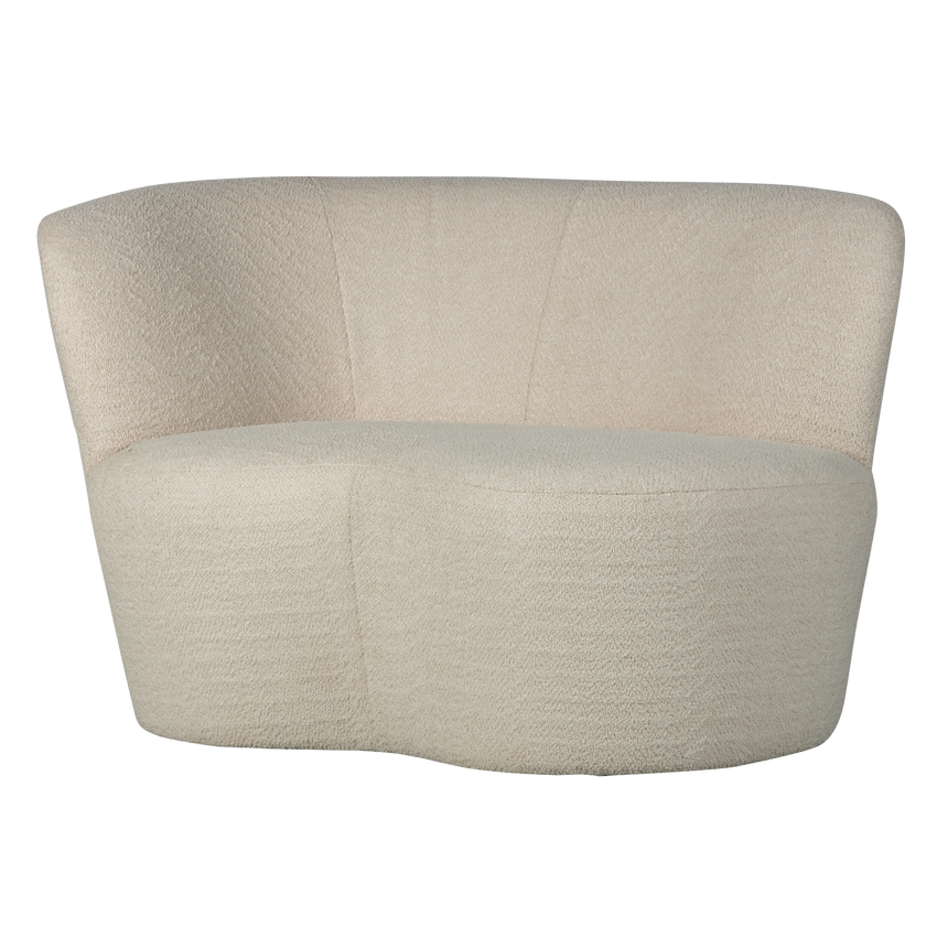 Stone balos design fotel – Organikus formák és puha bouclé kárpit