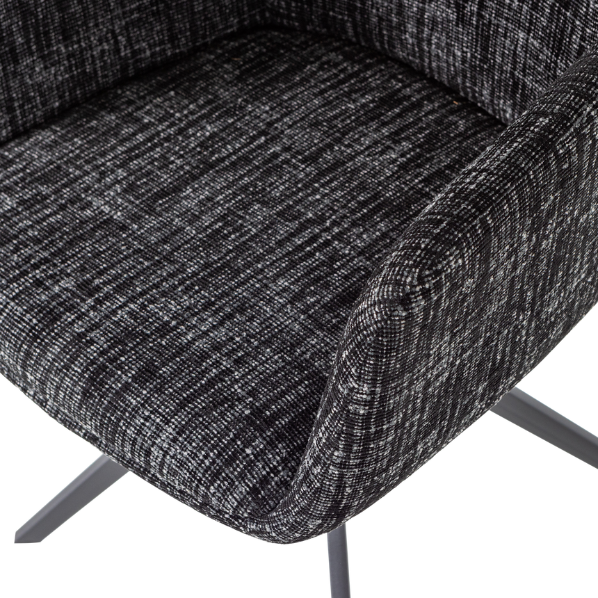 Grant karfás étkezőszék – Sand melange szövet