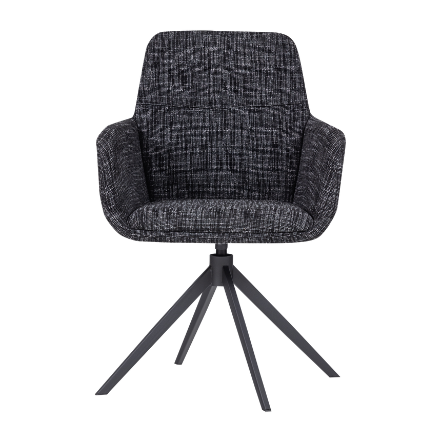 Grant karfás étkezőszék – Sand melange szövet