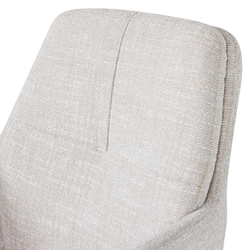 Grant karfás étkezőszék – Sand melange szövet