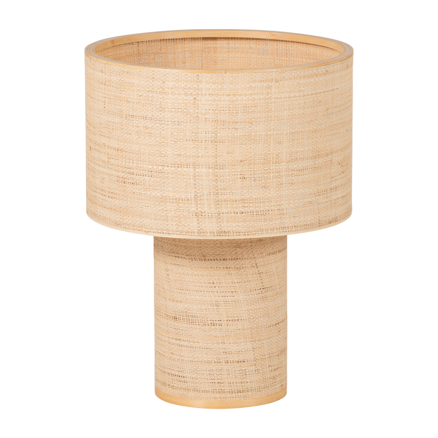 Syro asztali lámpa – Természetes raffia, 55 cm