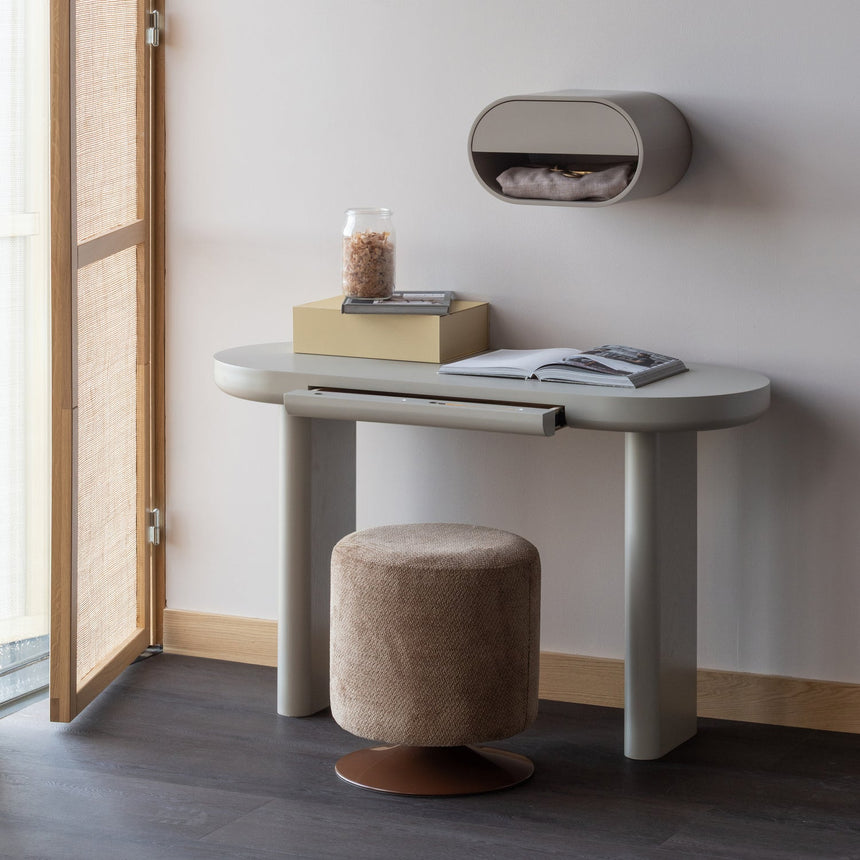 Islen forgó puff – Luxus buklé kárpitozással