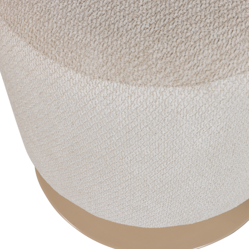 Islen forgó puff – Luxus buklé kárpitozással