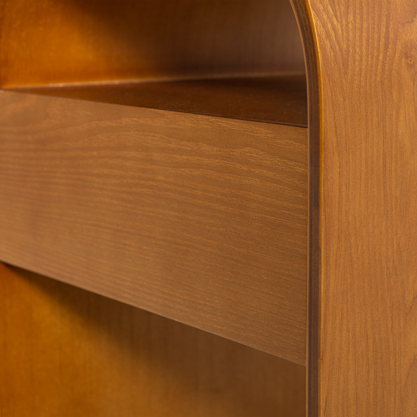 Momo éjjeliszekrény és lerakóasztal – Kerek kivitelben