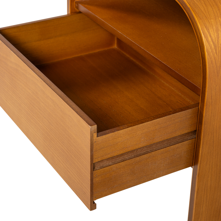 Momo éjjeliszekrény és lerakóasztal – Kerek kivitelben