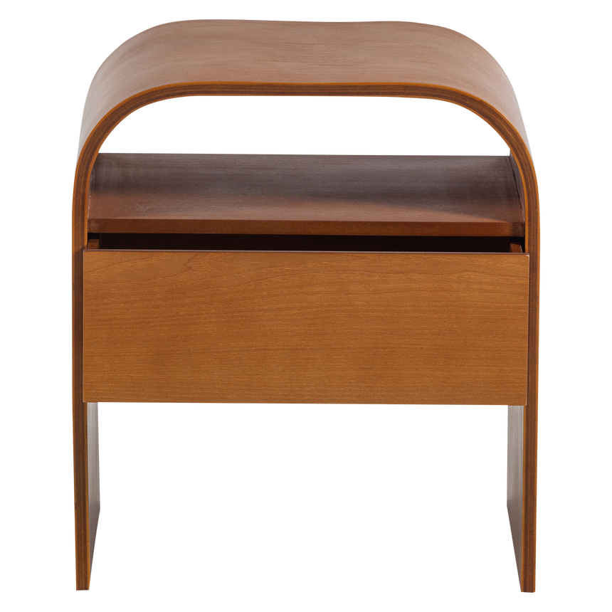 Momo éjjeliszekrény és lerakóasztal – Kerek kivitelben