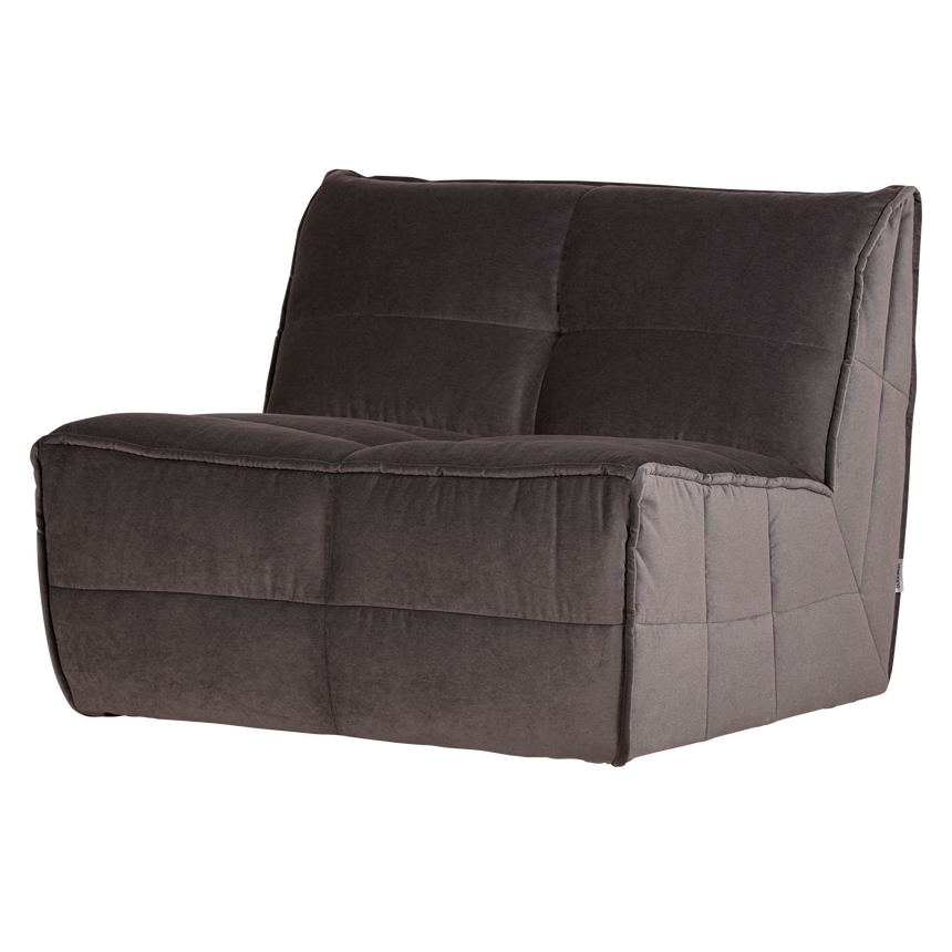 Cluster 1 személyes fotel elem – Prémium bársony kényelem