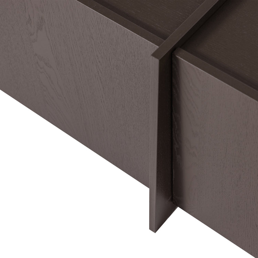 Brock TV-állvány – Kőrisfa furnér, 200 cm