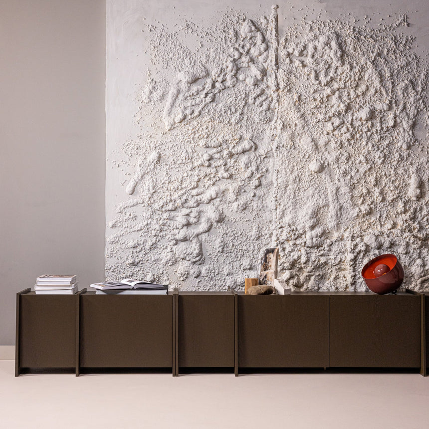 Brock TV-állvány – Kőrisfa furnér, 200 cm