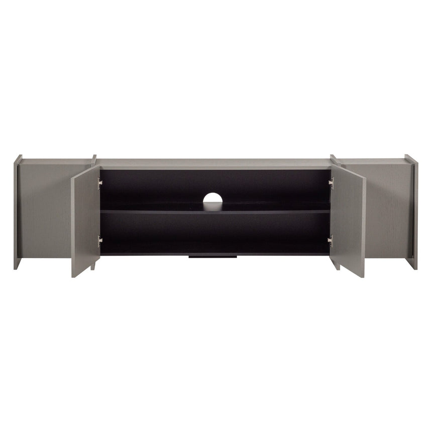 Brock TV-állvány – Kőrisfa furnér, 200 cm