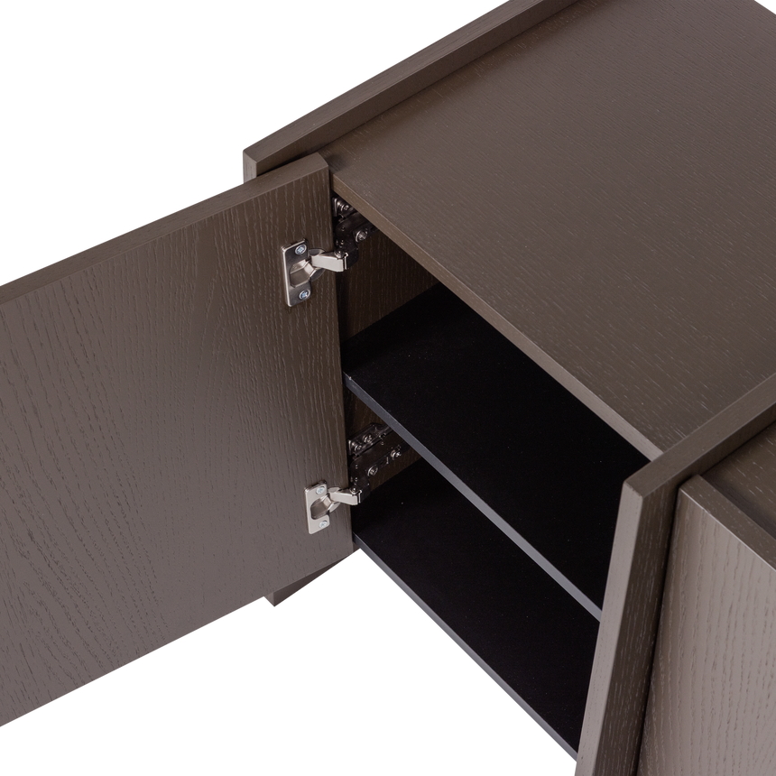 Brock TV-állvány – Kőrisfa furnér, 102 cm