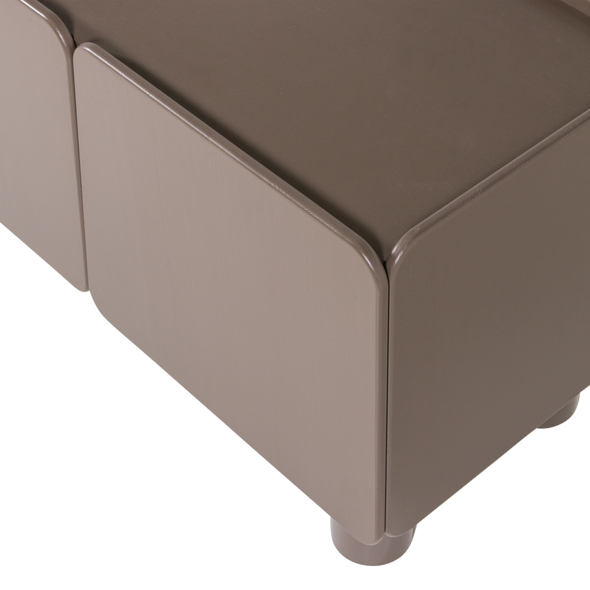 Root TV-állvány – Csiszolt fenyőfából, 200 cm