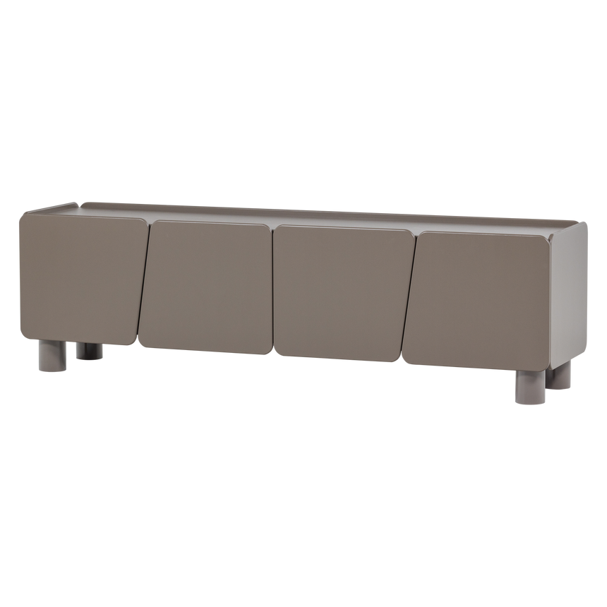 Root TV-állvány – Csiszolt fenyőfából, 200 cm