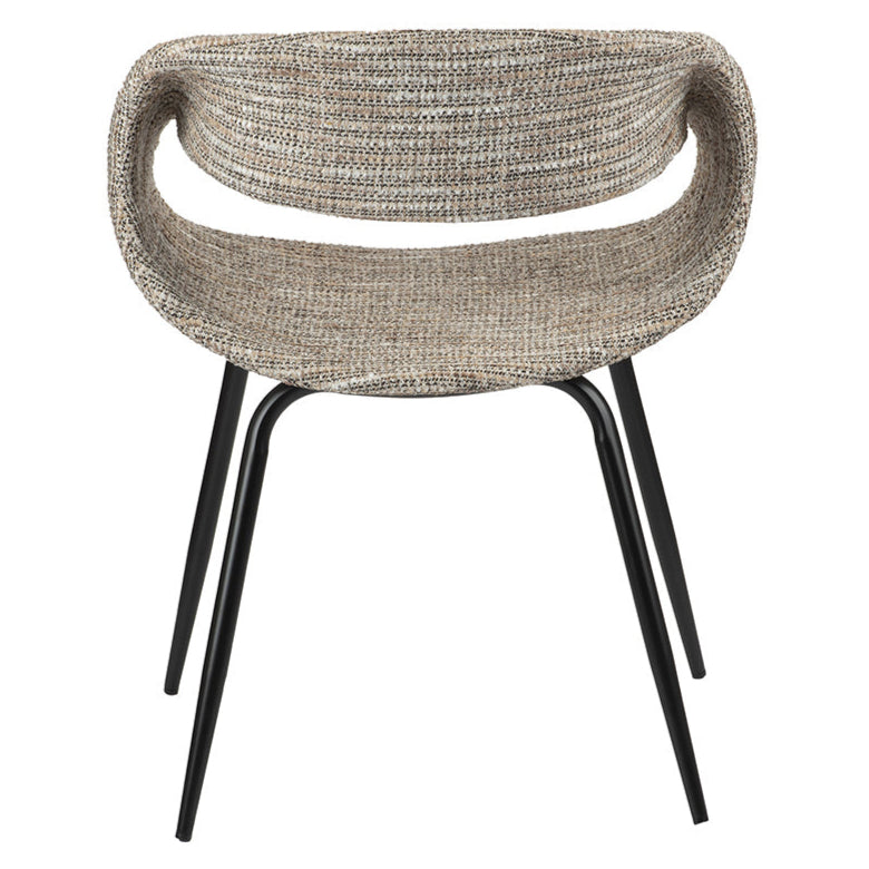 Whale szövet szék fekete lábbal