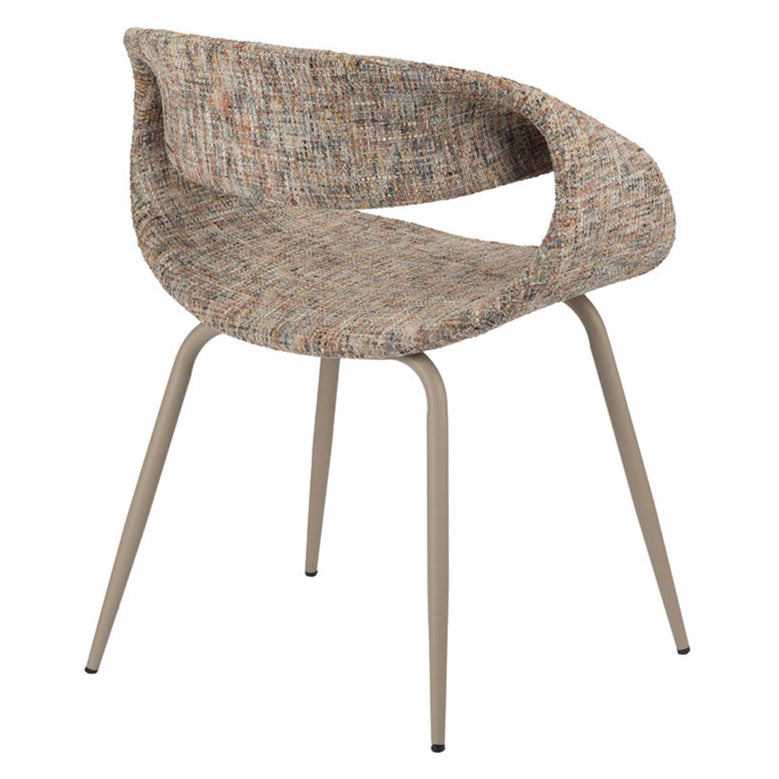 Whale szövet szék bézs lábbal