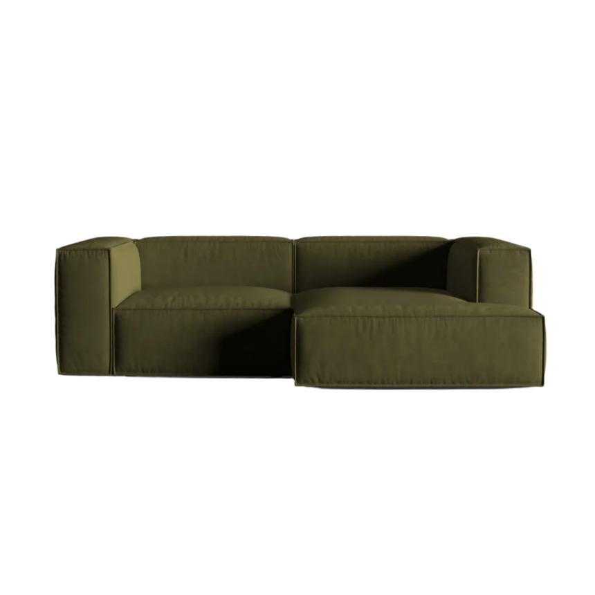 Nuria jobbos bársony sarokkanapé 252