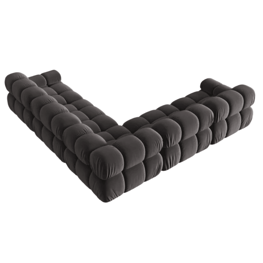 Bellis velvet corner sofa