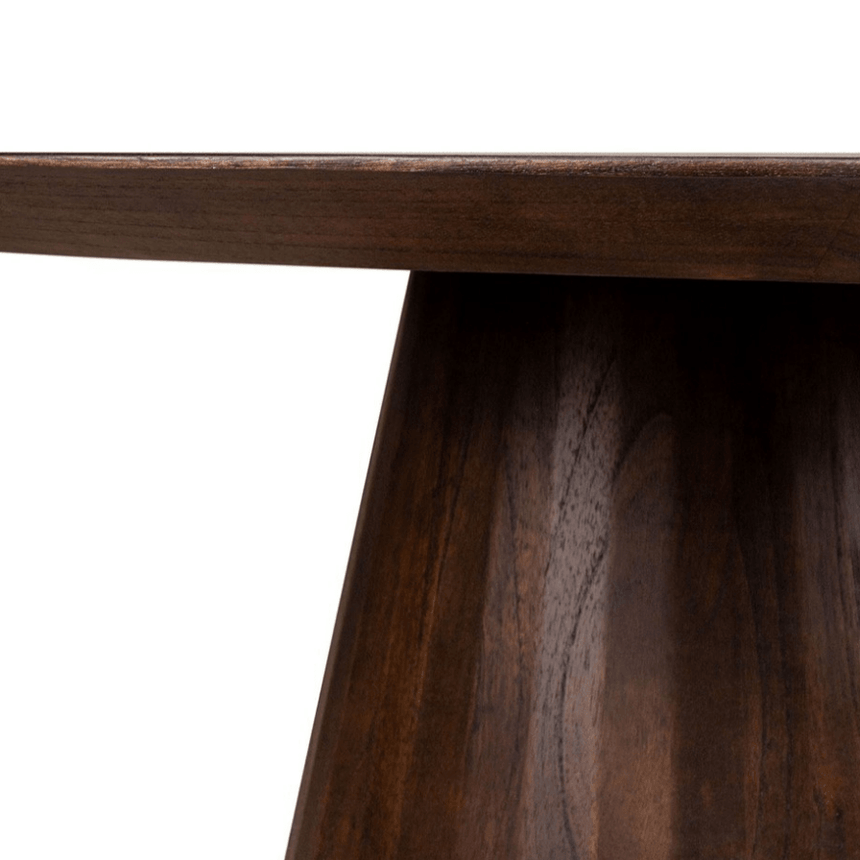 Congo wooden dining table Ø80