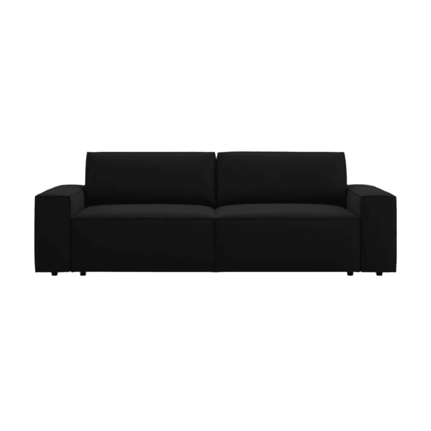 Jodie 3-seater velvet sofa 247x107