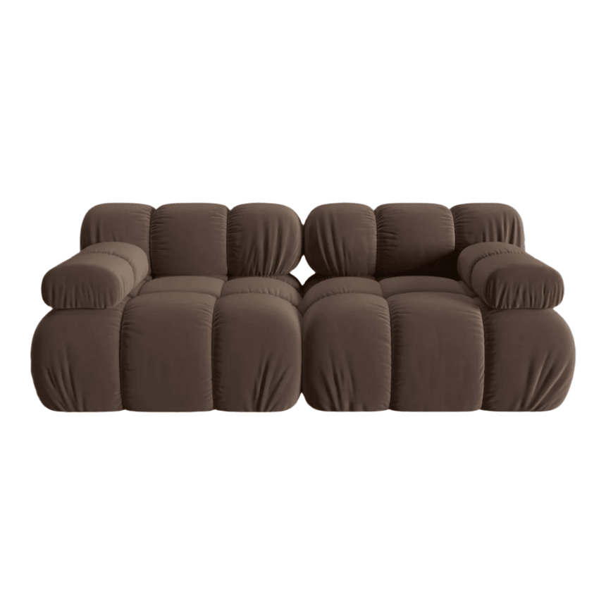 Bellis 2-seater velvet sofa