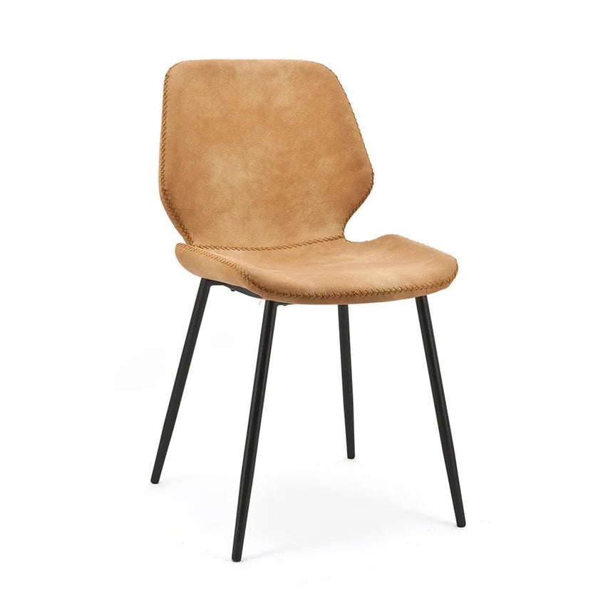 Seashell textile leather chair