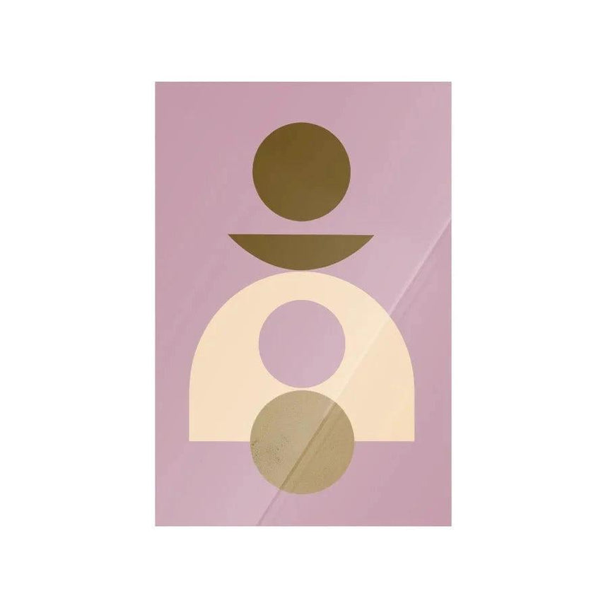 Forma 4 Lilac design wall mural