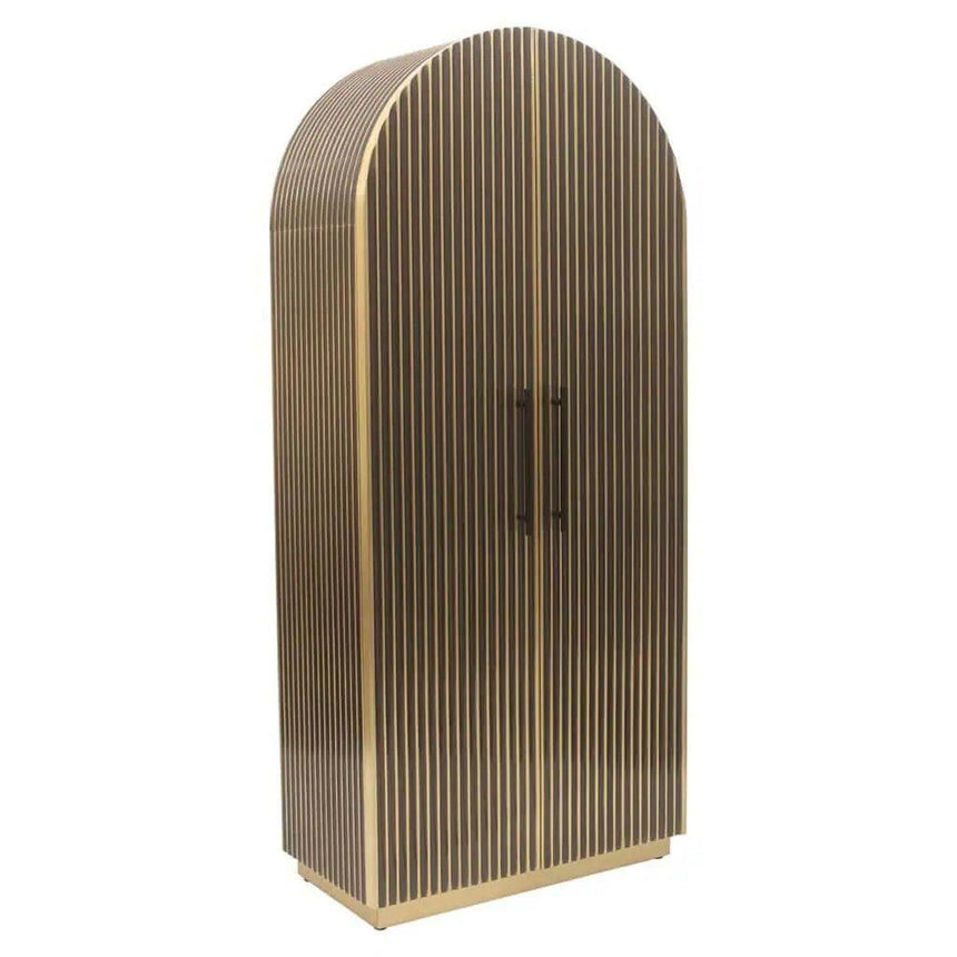 Les Arcs 2-door metal cabinet