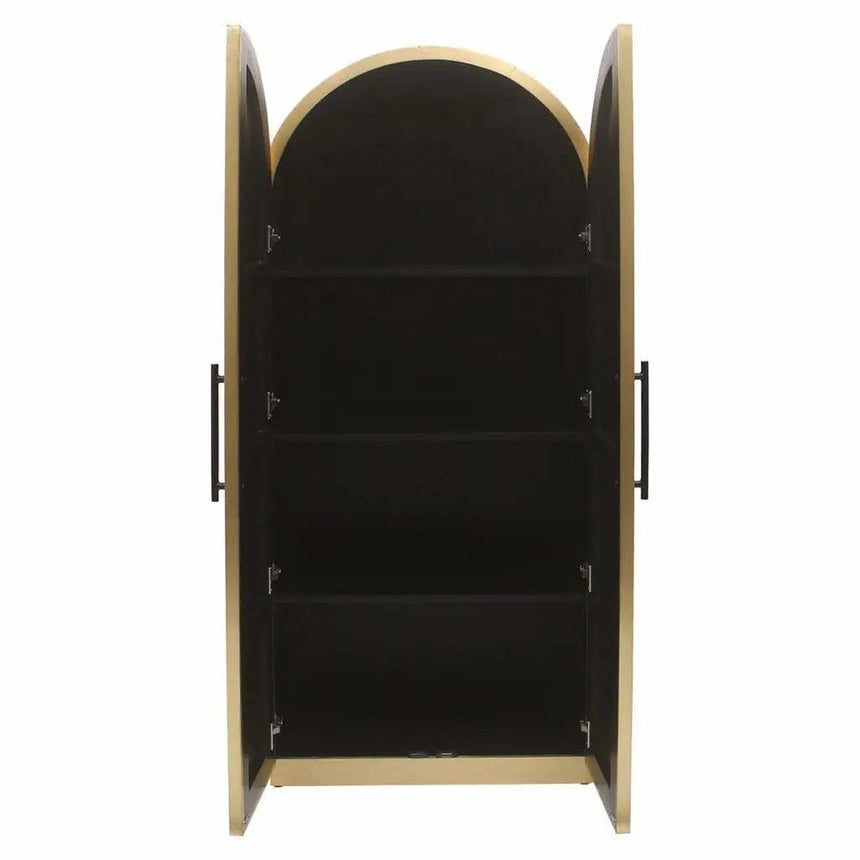 Les Arcs 2-door metal cabinet