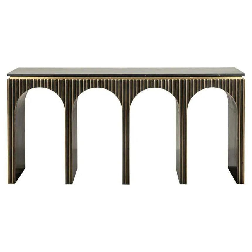 Les Arcs marble console table