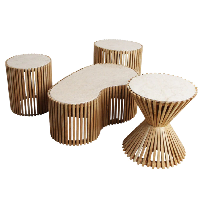 Infinity márvány dohányzóasztal