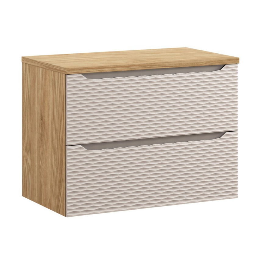 Baggy woven chenille pouf