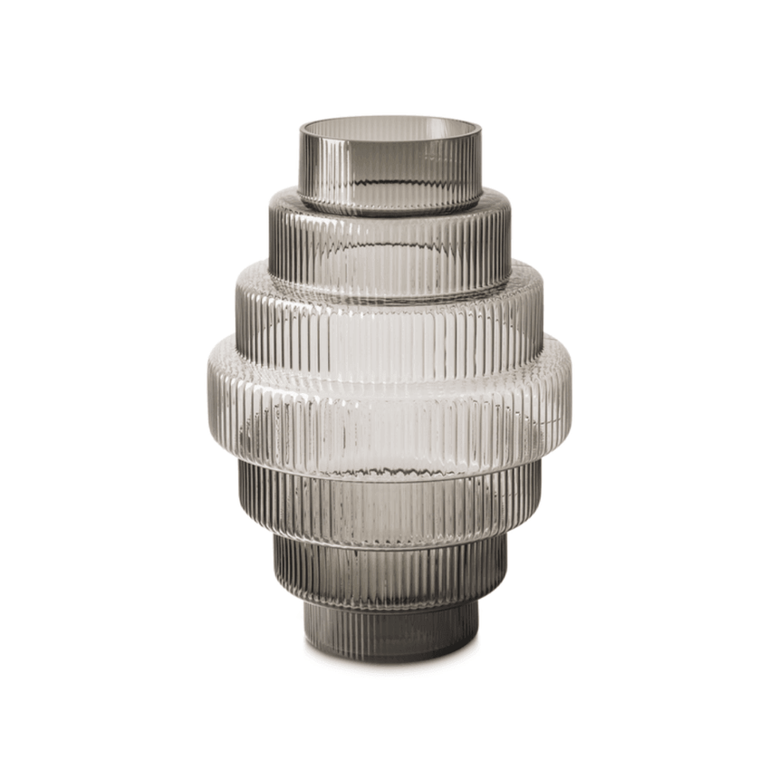 Steps glass vase 30cm