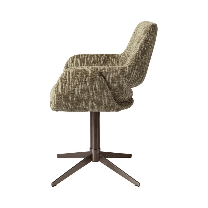 Harvey mura fabric swivel chair