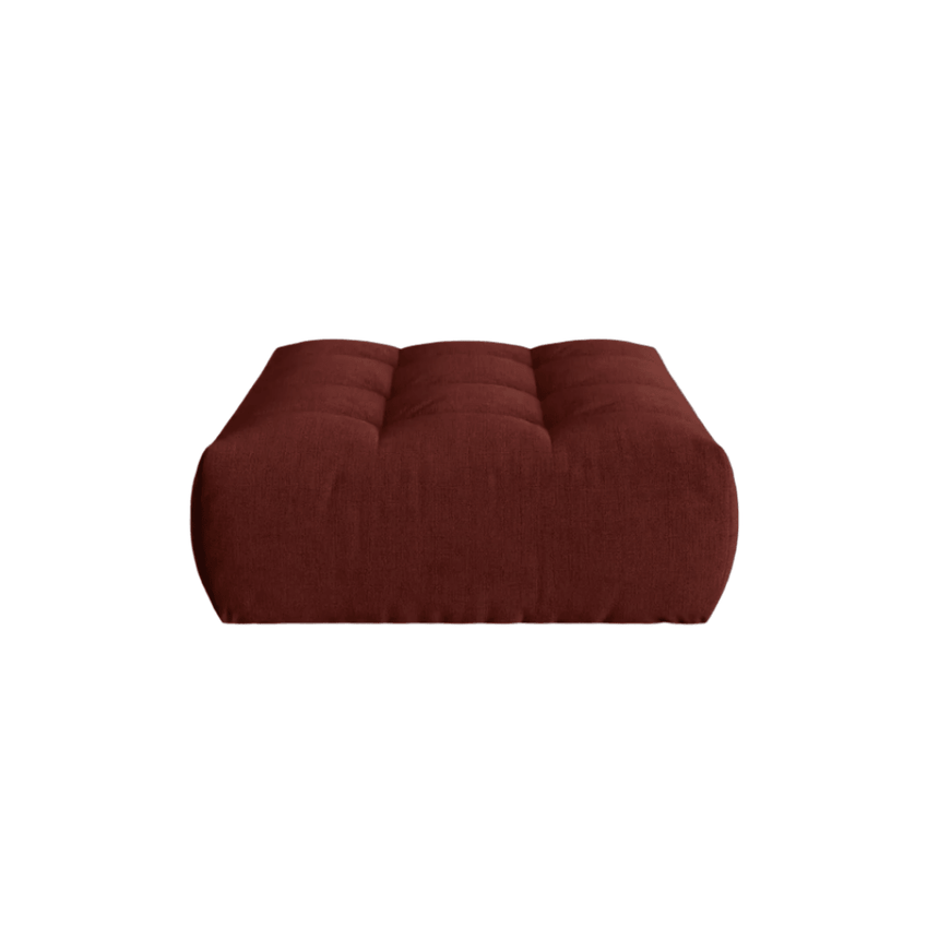 Bloom fabric pouf
