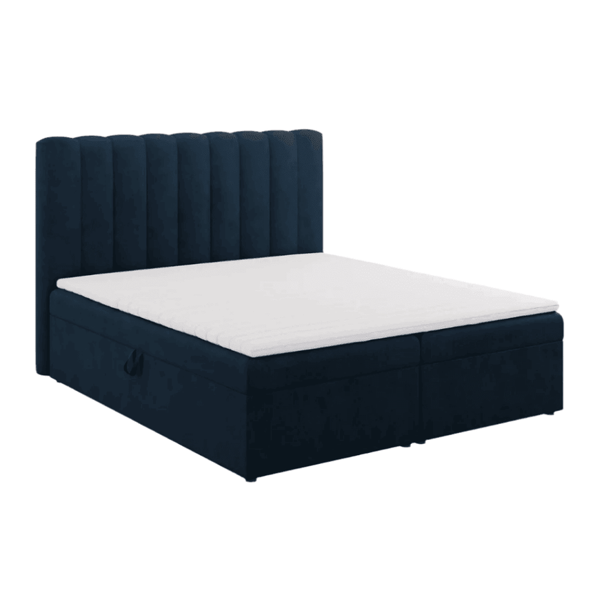 Kelp fabric double bed 160x200