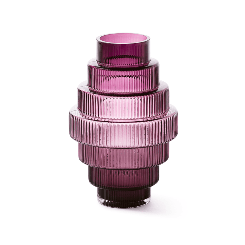 Steps glass vase 30cm