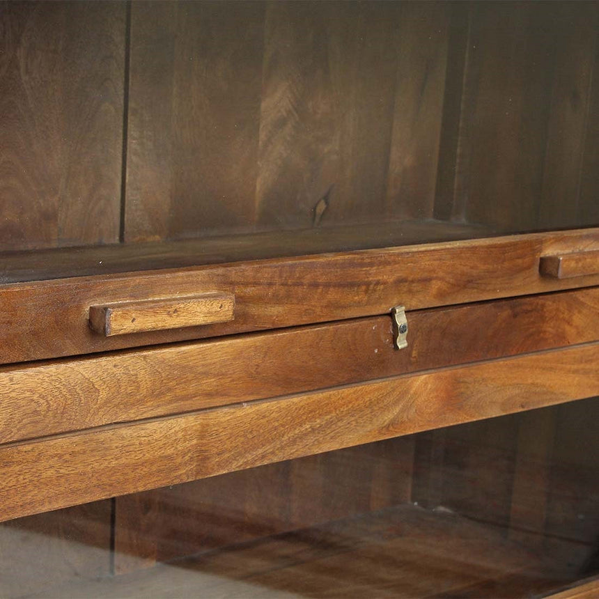 Library wooden cabinet 90x125