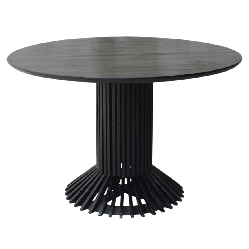 Eiffel wooden dining table Ø120