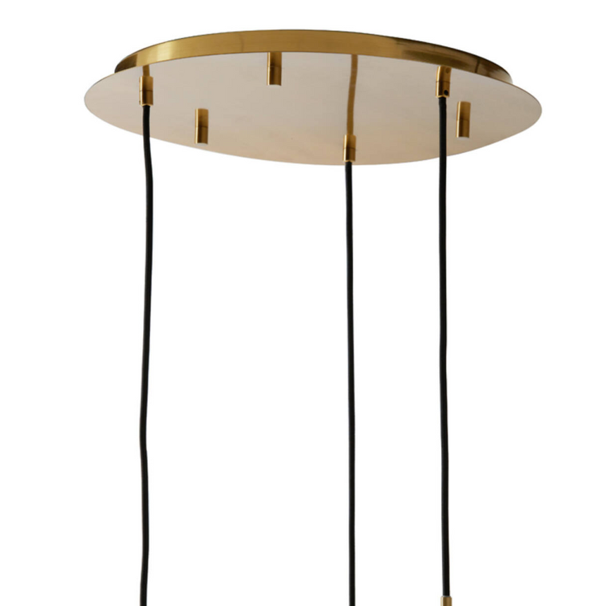 Mayson üveg függőlámpa 3 izzó