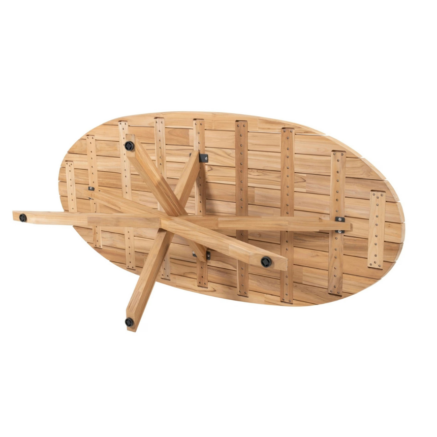 Prado fa kerti asztal