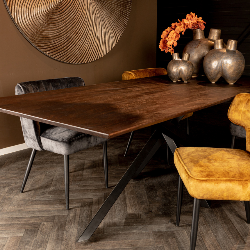 Noa wooden bedside table