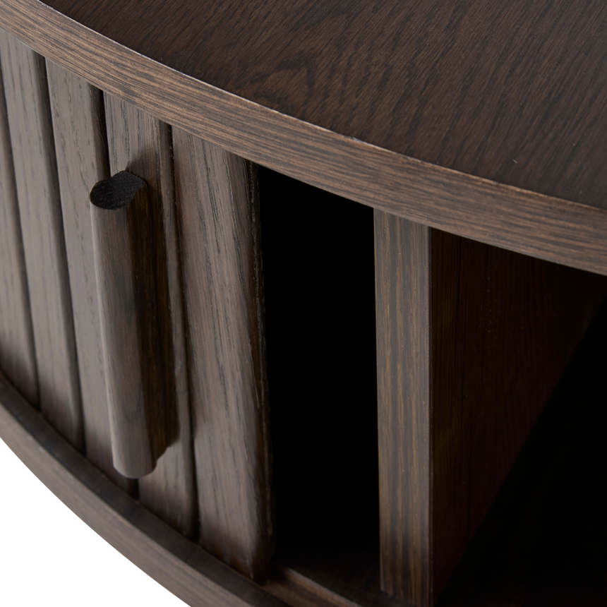 Meta fa dohányzóasztal Ø85