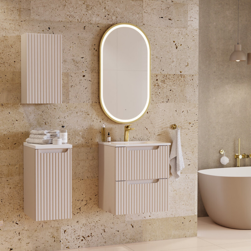 Apollo 2 fém fürdőszoba tükör