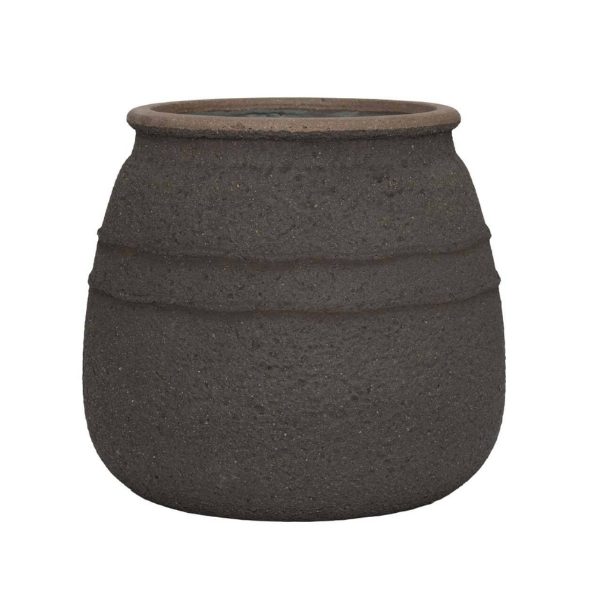 Hestia stone flower pot Ø52