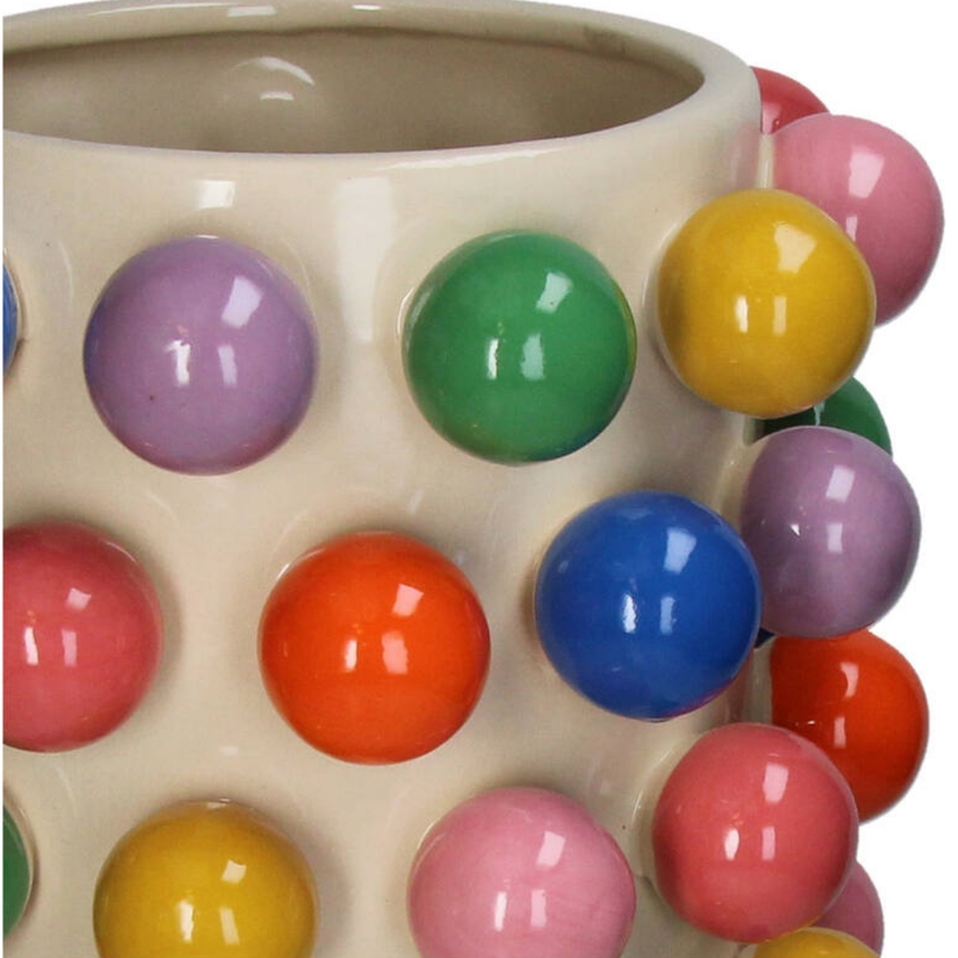 Balls agyag virágtartó