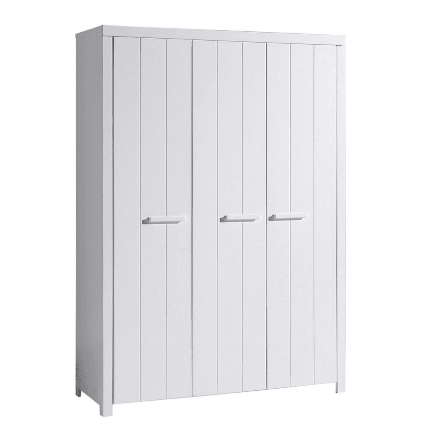 Erik 3-door wooden children's wardrobe